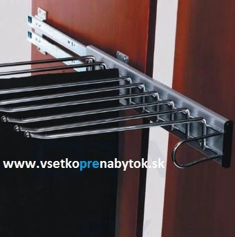 GTV výsuvný vešiak na nohavice, bočný výsuv