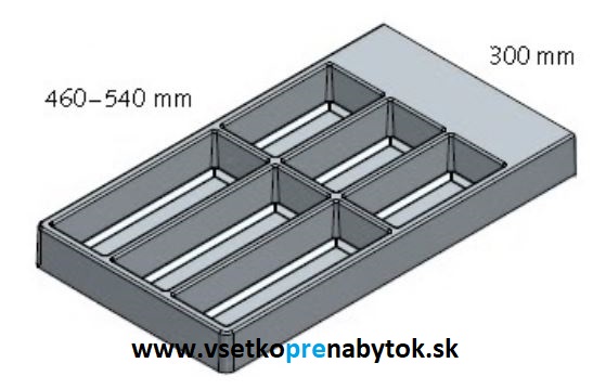 Príborník SEPARADO pre atypické zásuvky