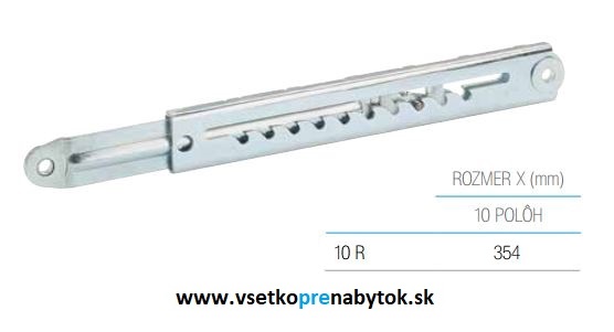 Posteľ.kovanie na poloh. nôh a hlavy, RASTOMAT