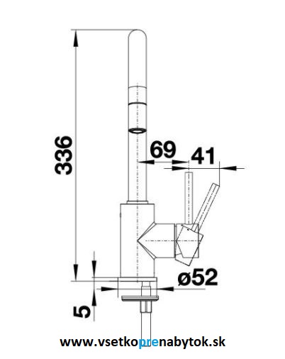 Vodovodná batéria MIDA-S