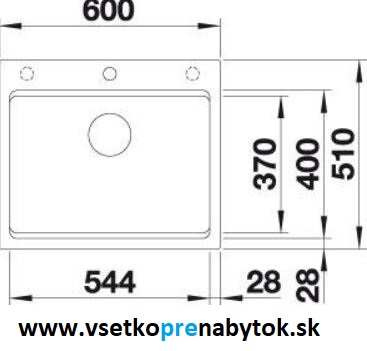 Silgranit drez ETAGON 6 s koľajničkami