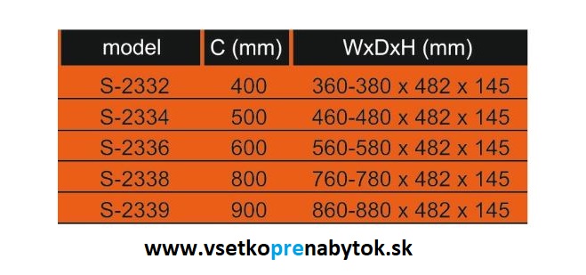   Vnútorná zásuvka STARAX s tlmením