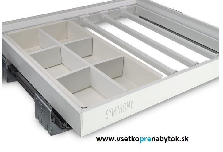 Vešiak na nohavice + organizér WB-664, šírka 800 mm