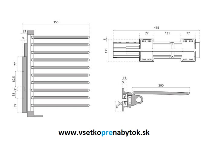  Vešiak na nohavice WB-667
