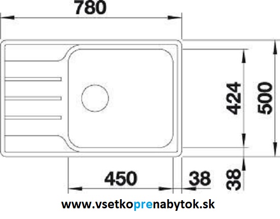 Nerezový drez LEMIS XL 6 S-IF Compact