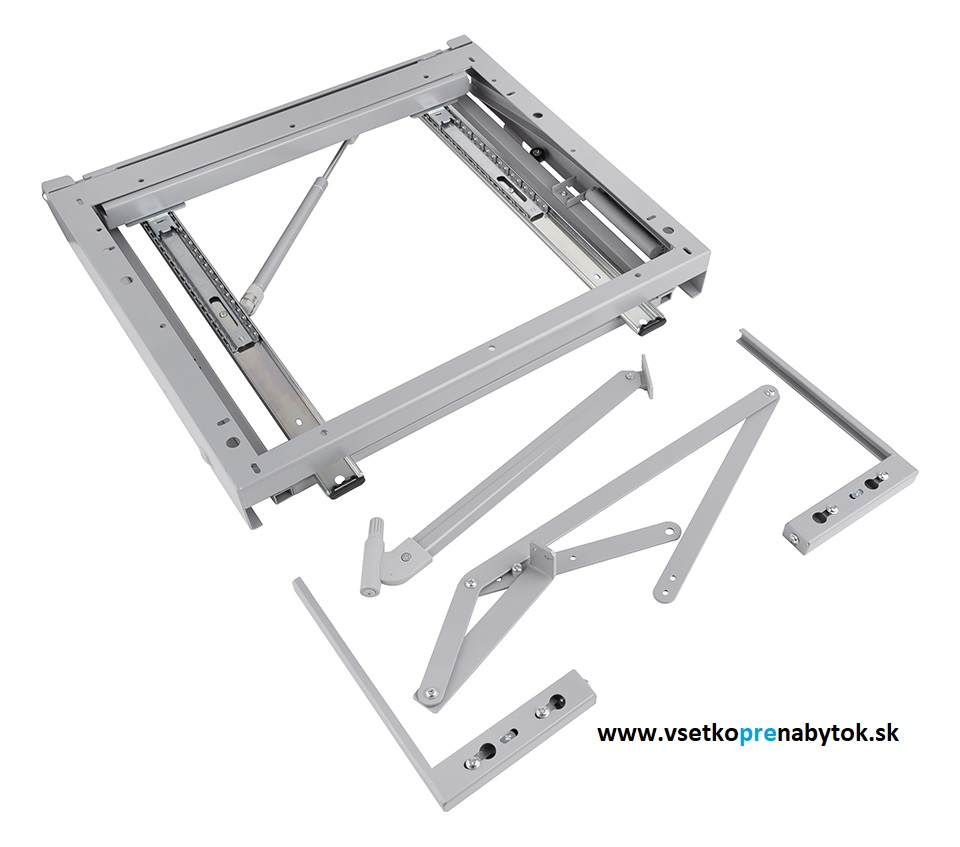 Rohový výsuvný kôš Corner s tlmením