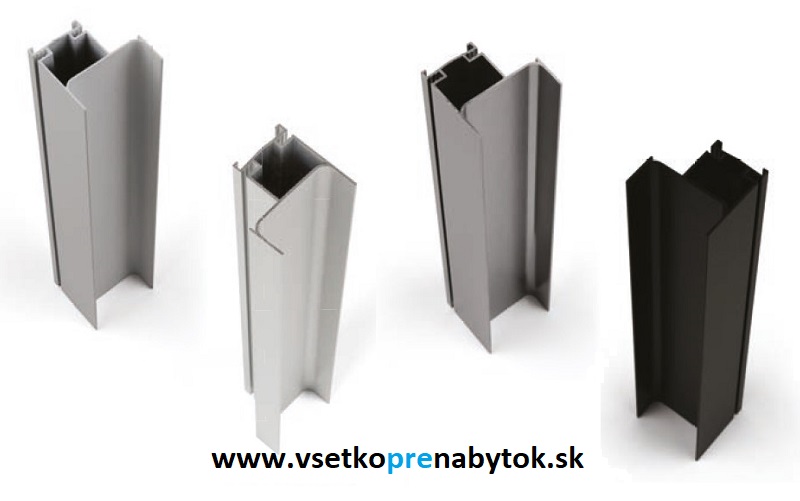  Úchytový profil GOLA hranový - vertikálny