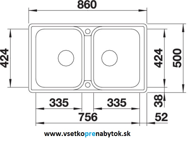 Nerezový drez CLASSIMO 8-IF