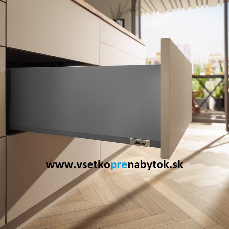 Sada MERIVOBOX "K", výsuv 40 kg TIP-ON Blumotion