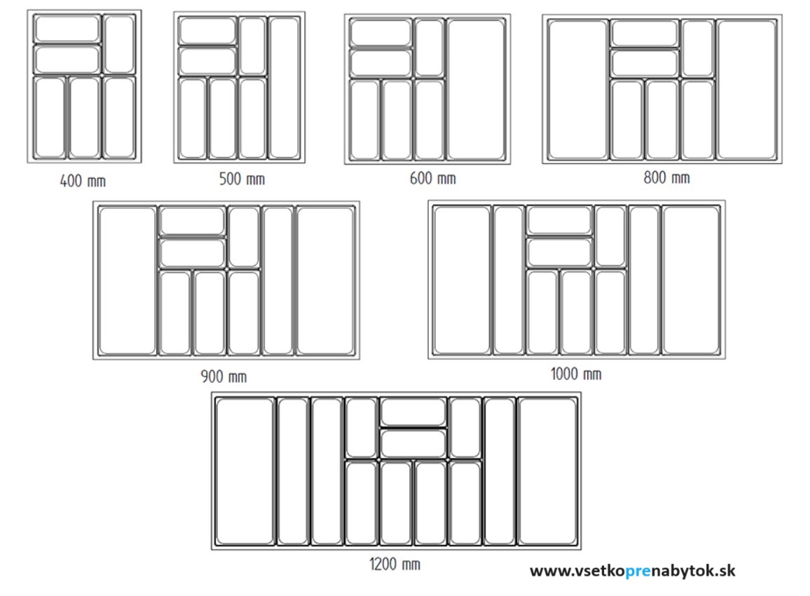    Príborník Nolago pre Merivobox (508 x 473 mm)