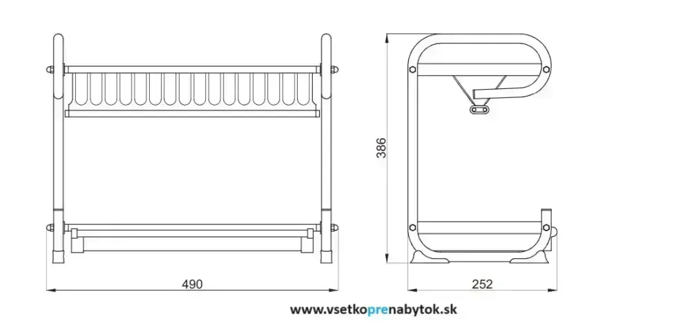 Odkvapkávač na riad GTV
