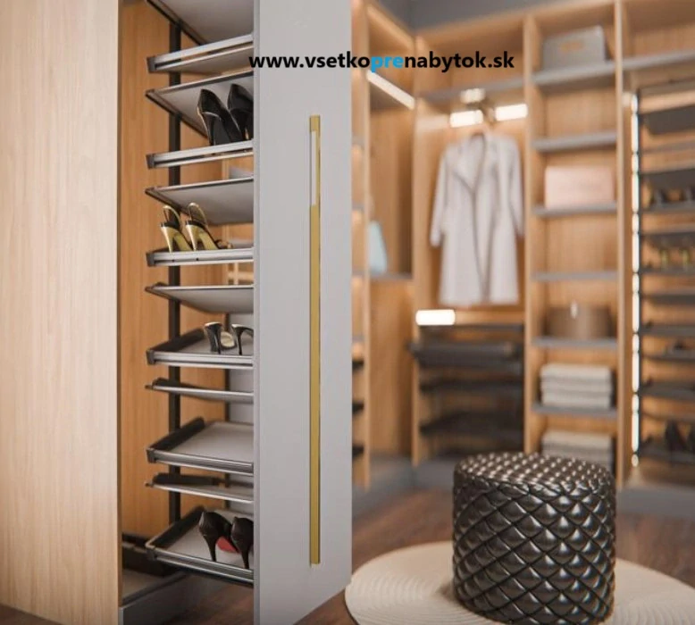 Výsuvný kôš na topánky WB-681, 12 políc