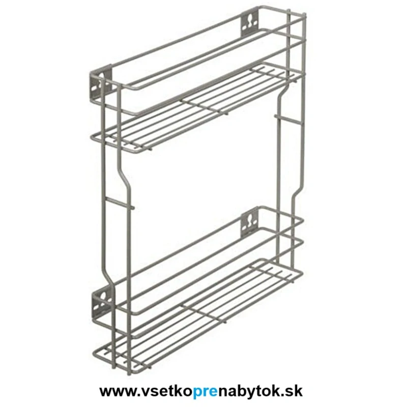 Kôš REJS MULTI bočný, 2x polica - plnovýsuv Tandem Blum
