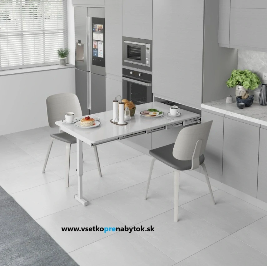 Kovanie na rozťahovací stôl s podperou