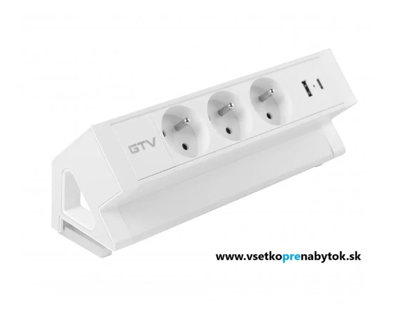 Elektrická zásuvka BASCO, 3x 220V + USB A+C