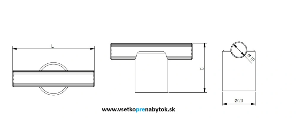 Úchytka LINEA