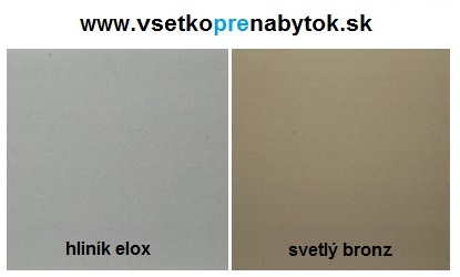 Dolný vodiaci profil S06NN - dvojkoľaj