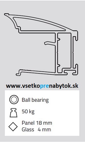 Úchytový profil CARO