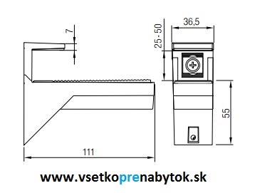 Podpera políc KALABRONE MAXI