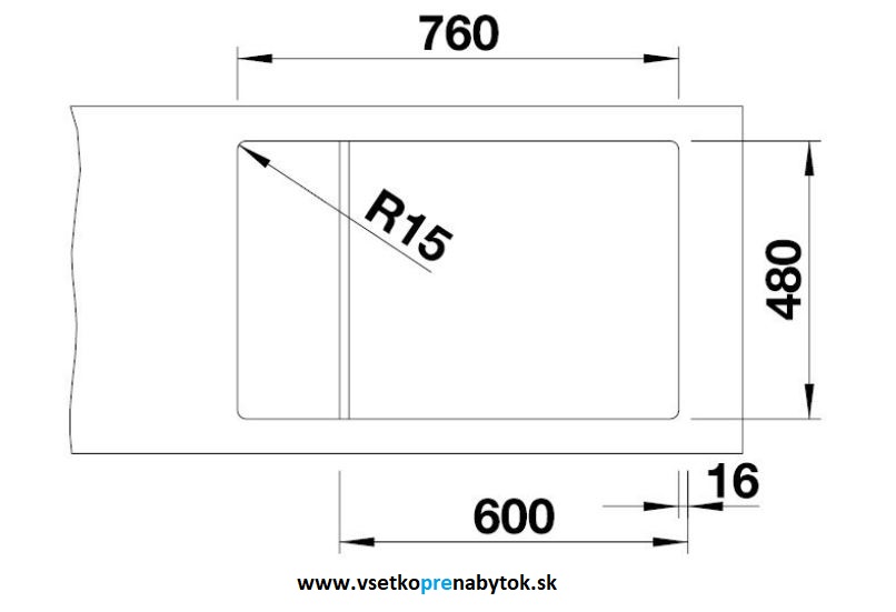 Silgranit drez ELON XL 8 S s posuvnou odkvapkávacou mriežkou