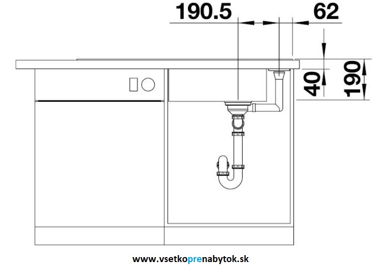  Silgranit drez AXIA III XL 6 S s excentrom a skl.doskou