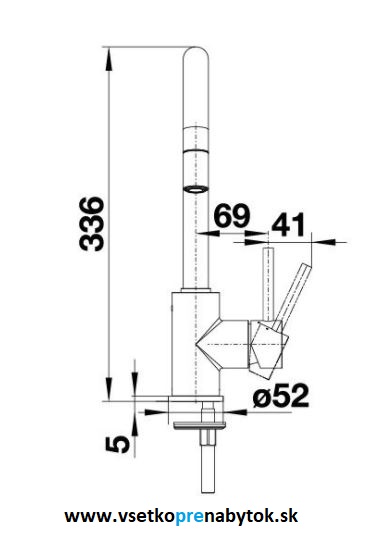 Vodovodná batéria MIDA-S