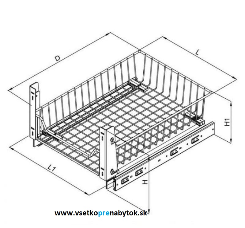   Vnútorná zásuvka W-2201M s tlmením