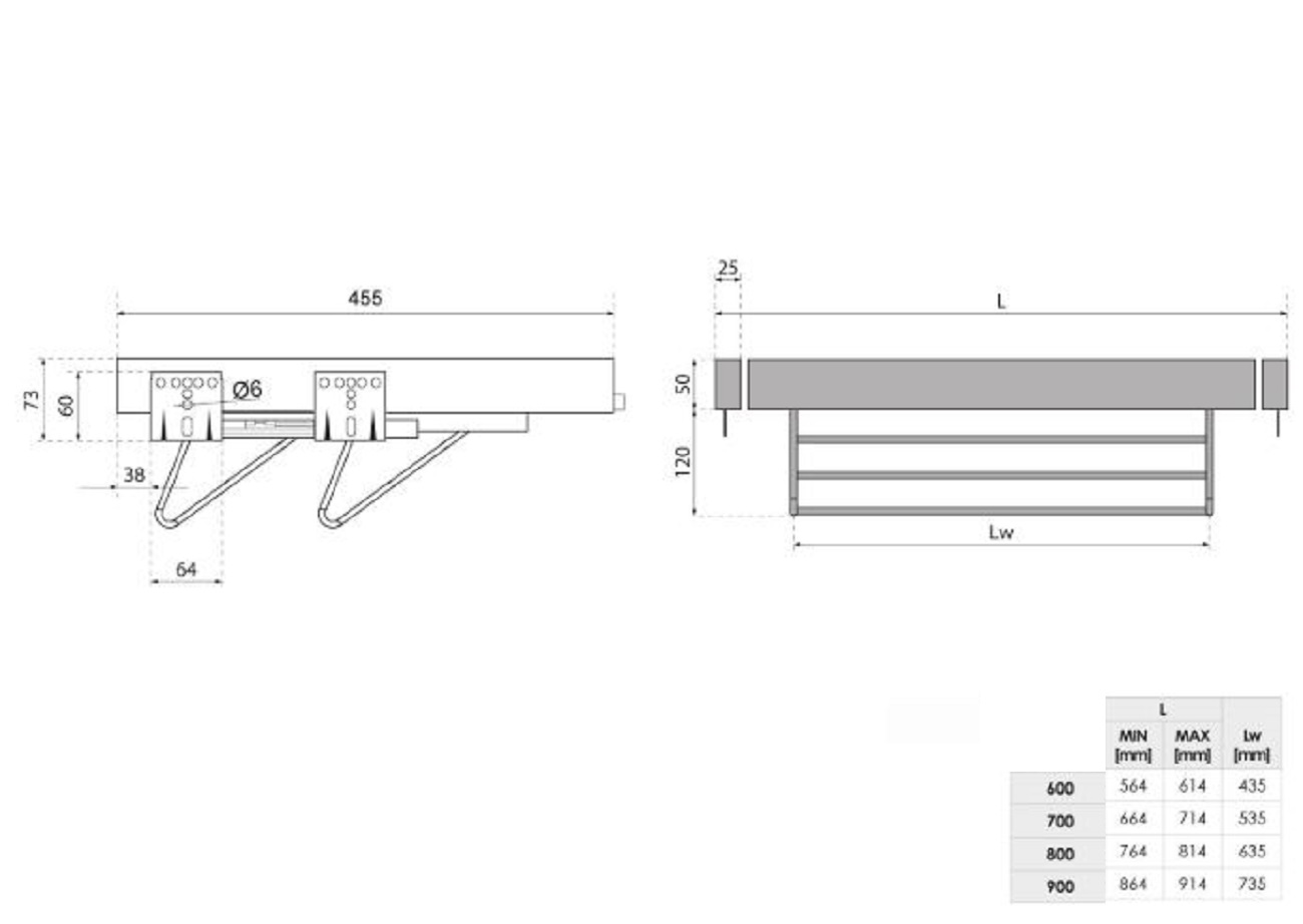  Výsuvný kôš na topánky WB-666
