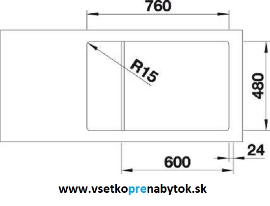Nerezový drez LEMIS XL 6 S-IF Compact