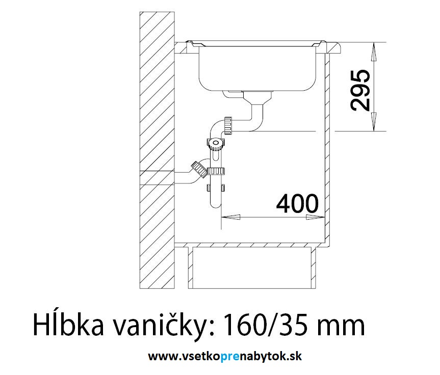 Nerezový drez TIPO 9 E