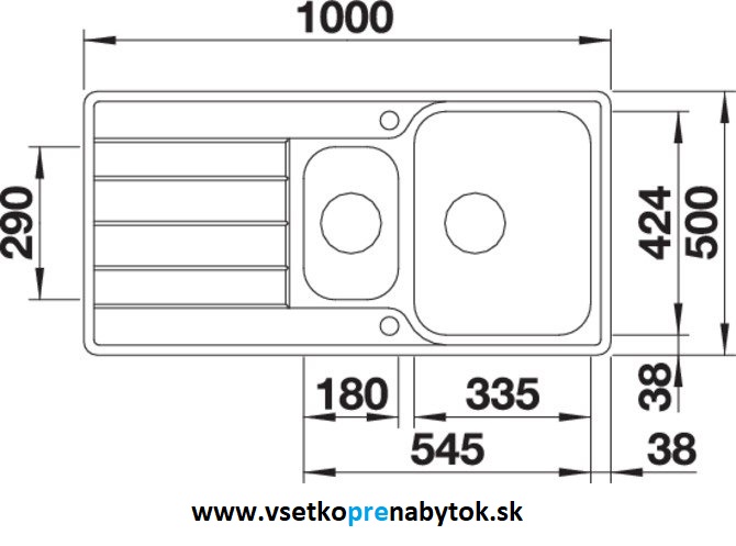 Nerezový drez CLASSIMO 6 S-IF
