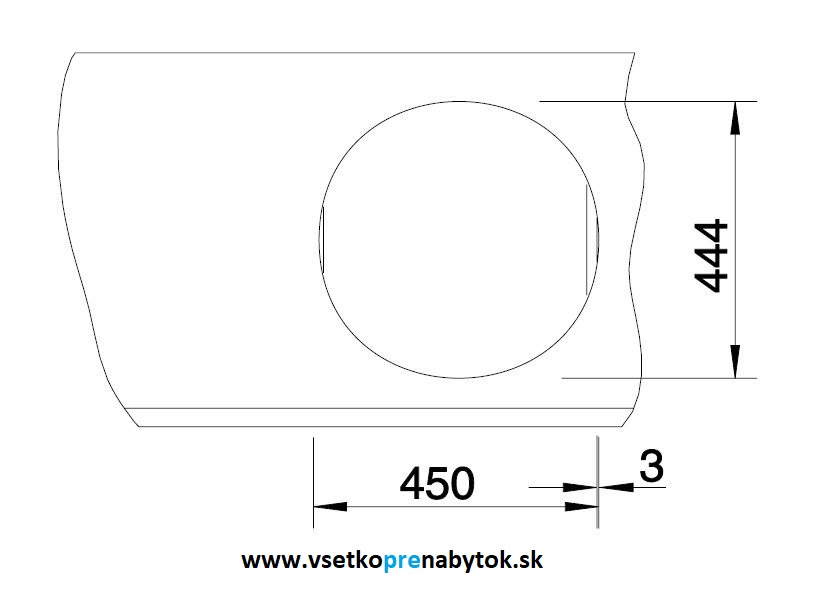 Nerezový drez RONDOSOL