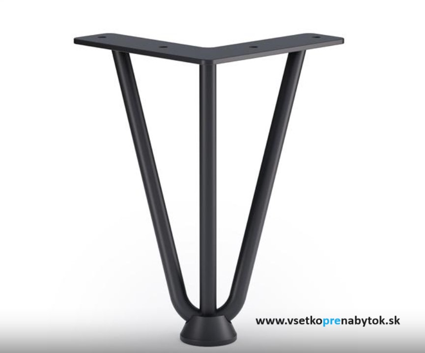 Nábytková noha drôtená DN-803, H-406 mm