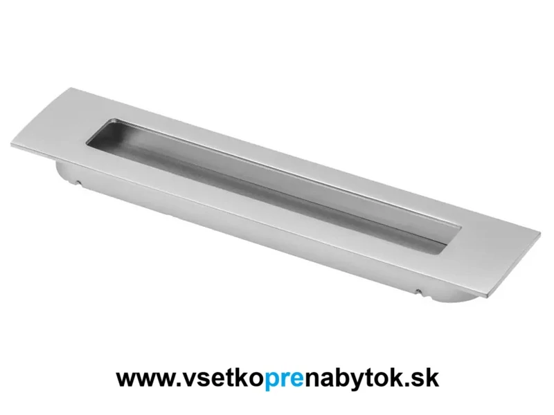 Úchytka zapustená E6, 160/186 mm