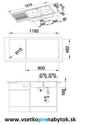 Nerezový drez TIPO 8 S