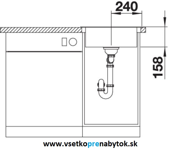 Nerezový drez DANA 45