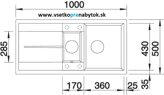 Silgranit drez METRA 6 S