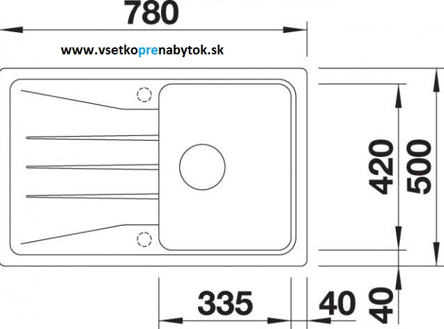 Silgranit drez SONA 45 S