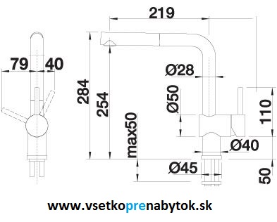 Vodovodná batéria LINUS-S