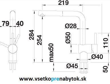 Vodovodná batéria LINUS-S