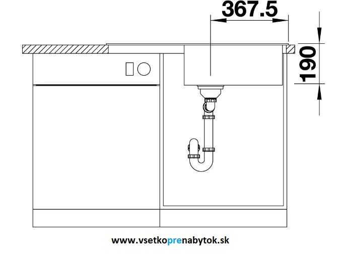 Silgranit drez LEGRA XL 6 S