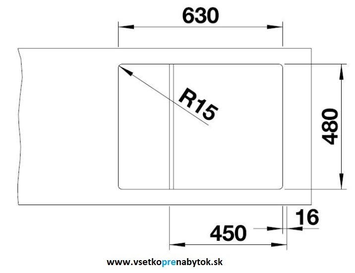 Silgranit drez ELON 45 S s posuvnou odkvapkávacou mriežkou