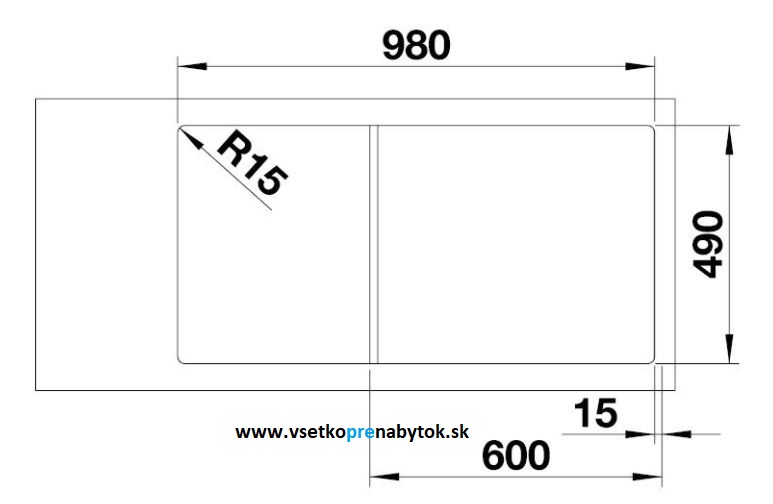  Silgranit drez AXIA III XL 6 S s excentrom a skl.doskou