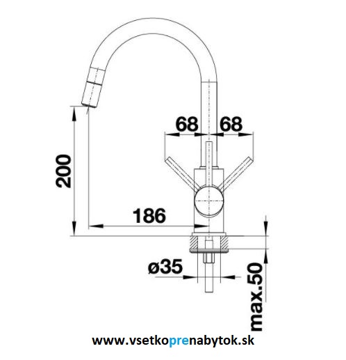 Vodovodná batéria MIDA-S