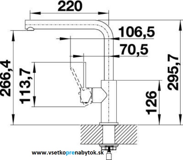 Vodovodná batéria LANORA