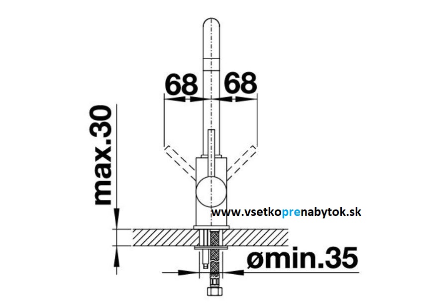 Vodovodná batéria MILI