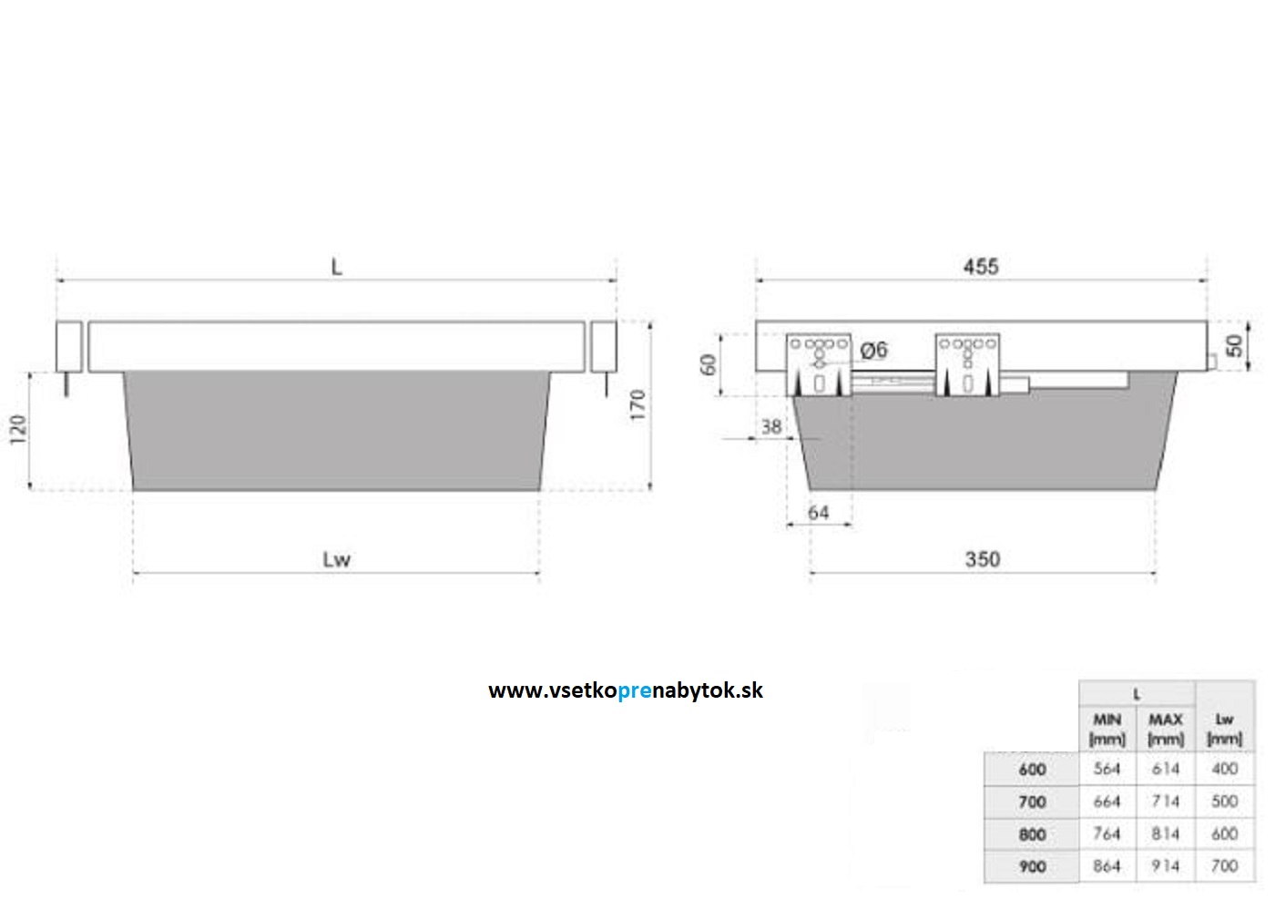  Výsuvný kôš na prádlo WB-661