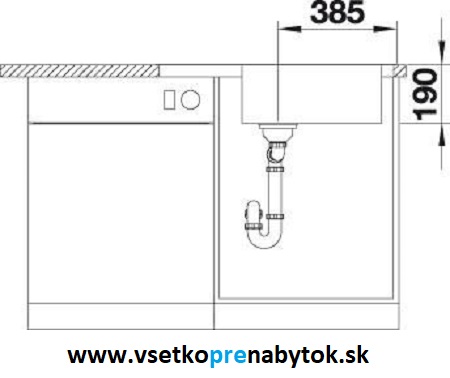 Nerezový drez DINAS XL 6 S Compact