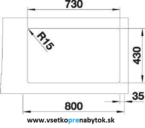 Nerezový drez ETAGON 700-IF s koľajničkami