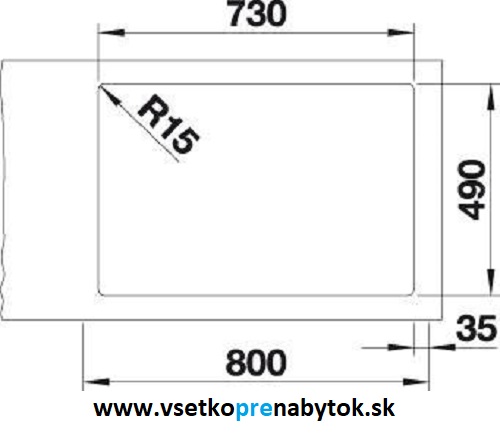 Nerezový drez ETAGON 700-IF/A s koľajničkami